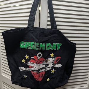 Green Day Saviors Tour tote bag